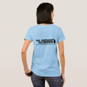 Shirt van vrouwelijke bemanningsleden, rood (Achterkant volledig)