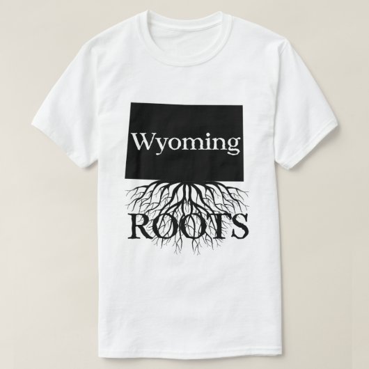 Shirt van vrouwen of Mannen met Wyoming State (Design voorkant)