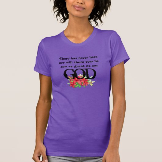 Shirt van vrouwen - Onze God (Voorkant)