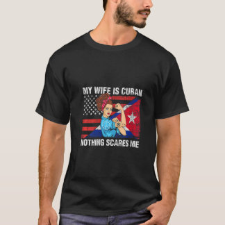 Shirt van vrouwen op Cuba Mijn vrouw is Cubaans ni