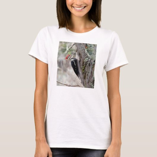 Shirt van wilde vogels: Pileated Woodpecker (Voorkant)