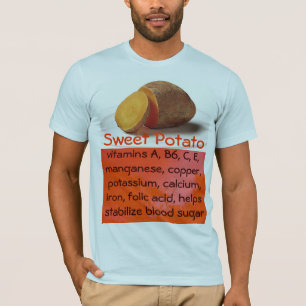 shirt van zoete aardappelen mannen