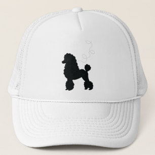 Shirt van zwarte poodle trucker pet