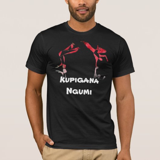 shirt vechtsport afrikaans Kupigana Ngumi (Voorkant)