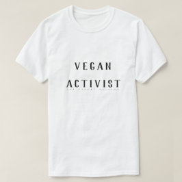 Shirt Vegan Activist (wit)