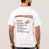 Shirt verhaal: Lord of the Flies (Achterkant)