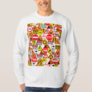 Shirt verkeersborden - kies stijl en kleur