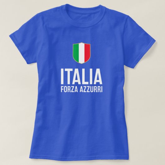 Shirt Voetbal Italië (Design voorkant)