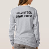 shirt "Volunteer Trail Crew" met logo (Achterkant)