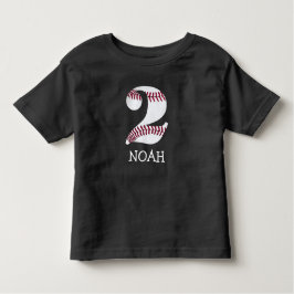  shirt voor 2-jarige verjaardag honkbal