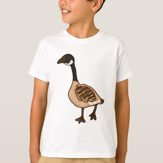 SHIRT voor BC-Gekke Goose Cartoon (Voorkant)