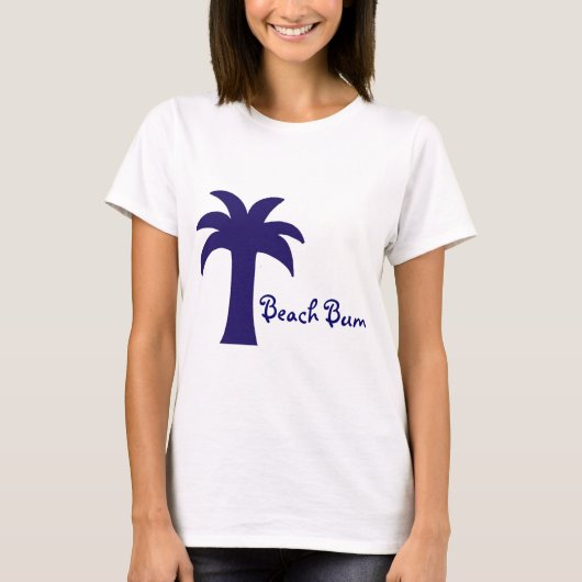 Shirt voor beach bum (Voorkant)