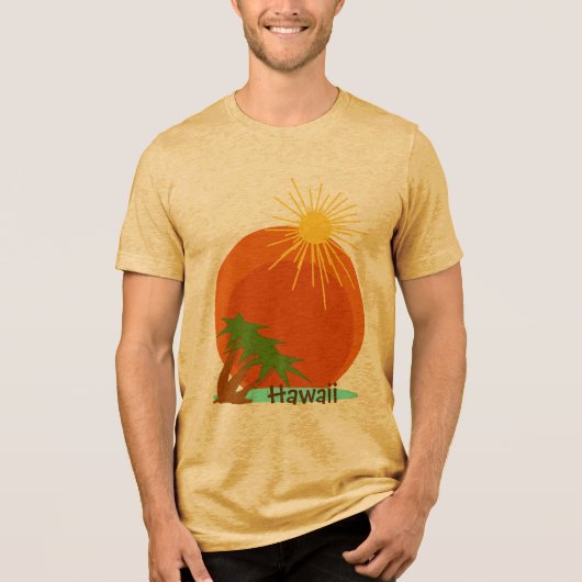 Shirt voor bestemmingsventilatie - Hawaii (Voorkant)