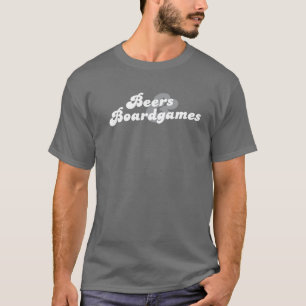 Shirt voor bier en kartonnen spelen