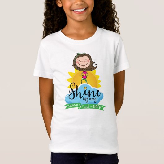 Shirt voor Brave en Vette meisjes (Voorkant)