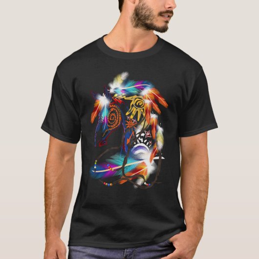 Shirt voor Bright paarden (Voorkant)