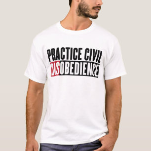 Shirt voor civiele disgehoorzaamheid