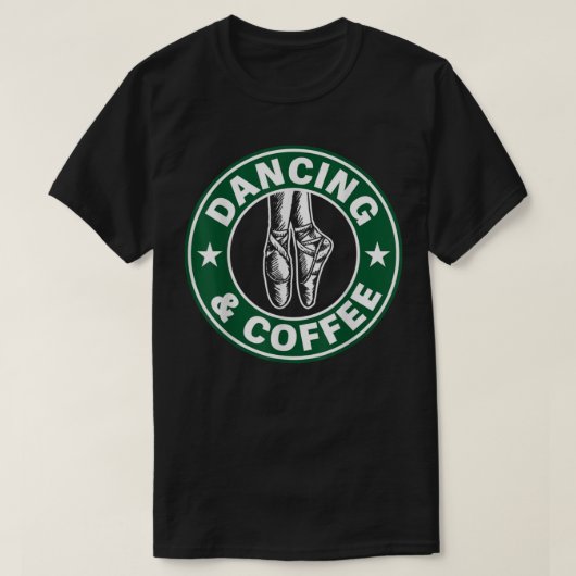 Shirt voor dansen en koffie (Design voorkant)