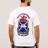 Shirt voor de Ballut Abyad Shrine Pipe Band (Achterkant)
