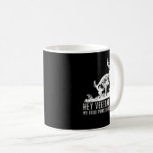 Shirt voor de jacht op mannen Funny Gift Hunter Koffiemok (Voorkant rechts)