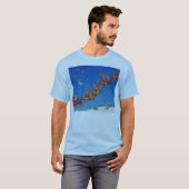Shirt voor de kerstman en de rendieren (Voorkant volledig)