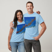 Shirt voor de kerstman en de rendieren (Unisex)