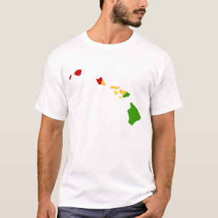 Shirt voor de kleuren van het regime van de Hawaii