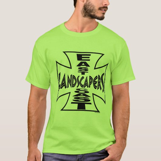 Shirt voor de oostkust van Landscapers (Voorkant)