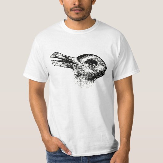 Shirt voor de optische illusiviteit van konijnendo (Voorkant)