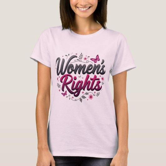 Shirt voor de rechten van de vrouw (Voorkant)