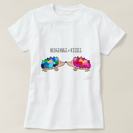 Shirt voor de weegel-liefdeskunst (Design voorkant)