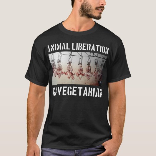 Shirt voor diervrije vetzuren (zwart) (Voorkant)