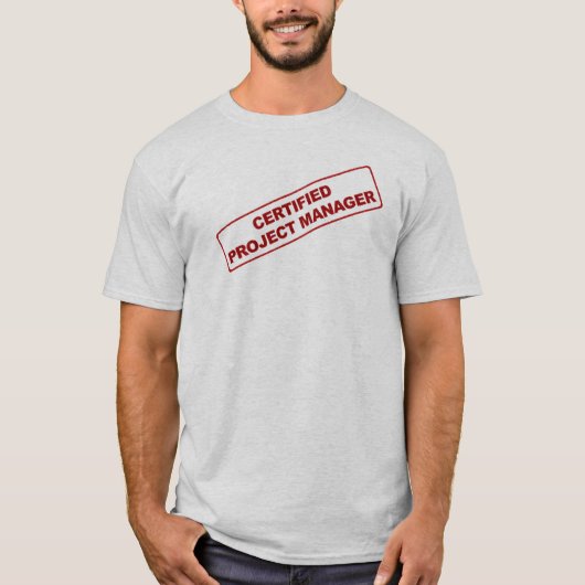 Shirt voor gecertificeerde projectmanager (Voorkant)