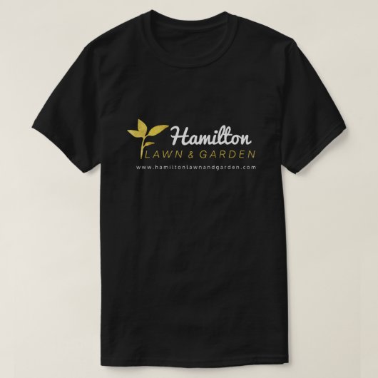 Shirt voor graszorg en landschapsontwerp (Design voorkant)