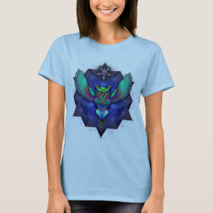 Shirt voor heilig Geometry Owl Football