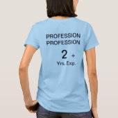 Shirt voor hervatting van dubbele lijn (Achterkant)