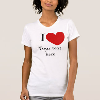 Shirt voor het hart van vrouwen (personaliseren va