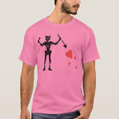 Shirt voor het uitbranden van zwarte haarden met v (Voorkant)