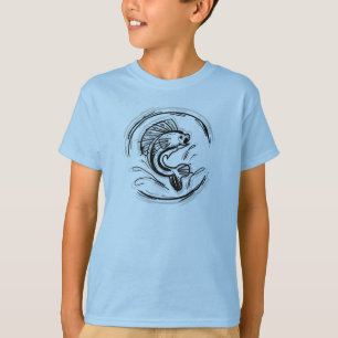 Shirt voor inktviskunst voor jongens