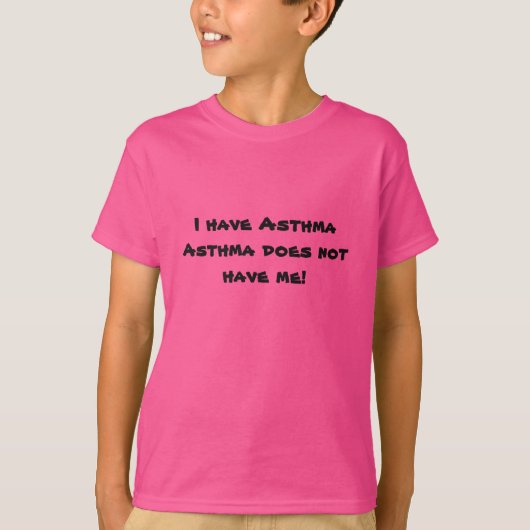Shirt voor jeugdastma (Voorkant)