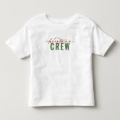 Shirt voor kerstbemanningsleden Toddler (Voorkant)