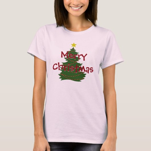 Shirt voor kerstboomautisme - licht (Voorkant)