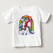 Shirt voor kerstmis unicorn voor de Feestdagen (Voorkant)