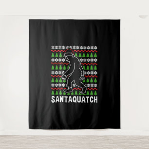 Shirt voor kerstmis wandkleed