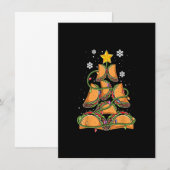 Shirt voor kersttacos voor mannen, kersttacos TR Kaart (Voorkant / Achterkant)