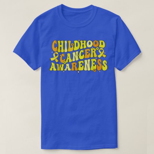 Shirt voor kinderkanker  Groovy Go (Design voorkant)
