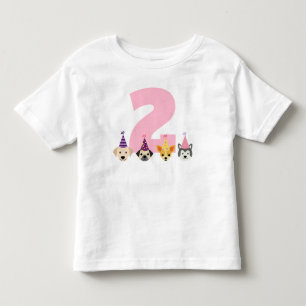 Shirt voor kindermeisje - Roze