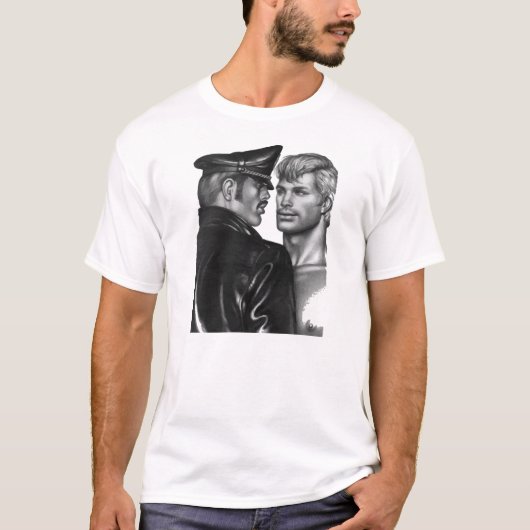 Shirt voor  leder, pappa dom sub-tekening (Voorkant)