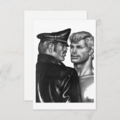 Shirt voor  leder, pappa dom sub-tekening bedankkaart (Voorkant / Achterkant)