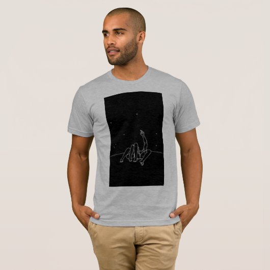 Shirt voor mannen: blik (Voorkant volledig)